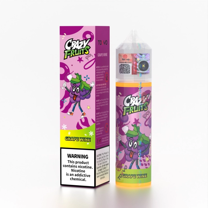 Tokyo Iced Grape Wine 60ML from the CRAZY FRUITS