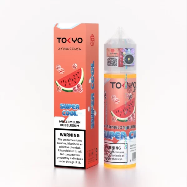 Tokyo Iced Watermelon Bubblegum 60ML - Super Cool Series