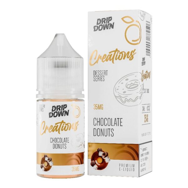 Drip Down Chocolate Donuts